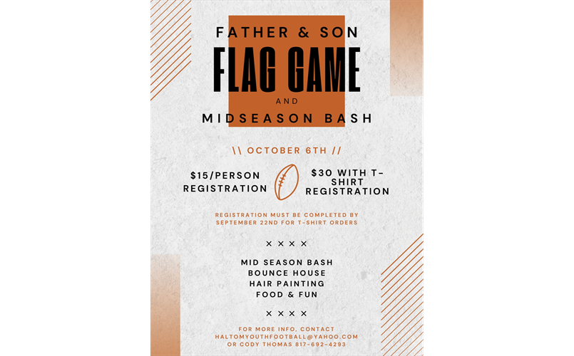2024 Father & Son Flag game/Mid-Season Bash